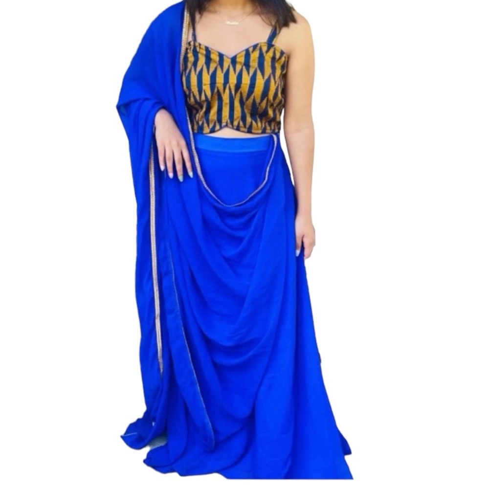 BLUE INDIAN DRESS